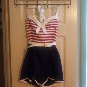 Pinup Couture Sailor Playsuit